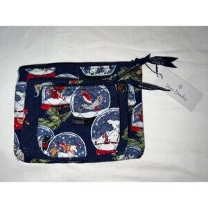 Vera Bradley NWT Cosmetic Trio in Snow Globes (RETIRED PATTERN) #218